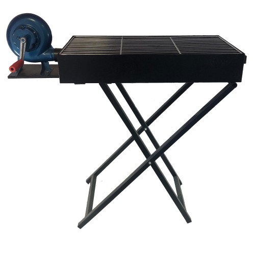 BBQ Grill with Hand Fan 
