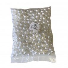Round Shape Shiny Off White 