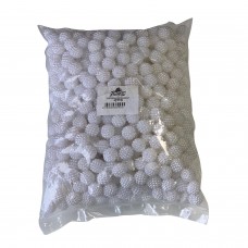 White Bubble Beads Medium (500 Grams)