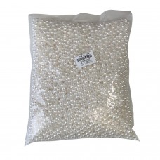 Round Shape Shiny Small Off White