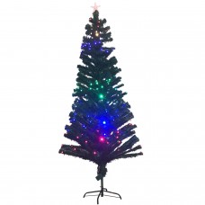 Christmas Tree With Built in Lights Metal Base 