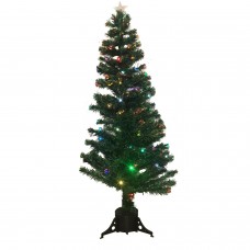 Christmas Tree With Built in Lights Plastic Base 
