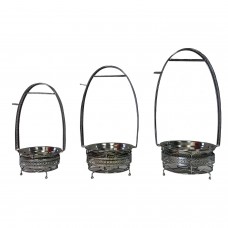 Hookah Charcoal Holder Stainless Steel set of 3