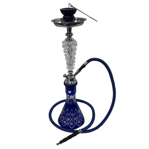 Hookah (comes with multiple colors & sizes) Blue and White