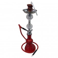 Hookah (comes with multiple colors & sizes) Red and Silver