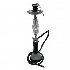Hookah (comes with multiple colors & sizes) Silver and Black 