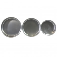 Aluminum Tray set of 3 Not Shiny (30" 28" 24")