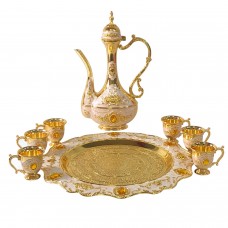 Arabic Coffee Set Gold with Box 
