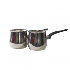 Coffee Pot set of 2 Stainless Steel 1060ml