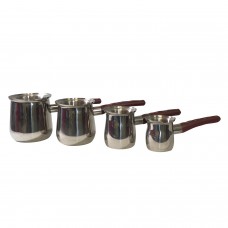Coffee Pot set of 4 Stainless Steel 6-12-24 (32oz) 