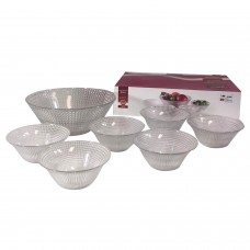 Glass Bowls Set of 7