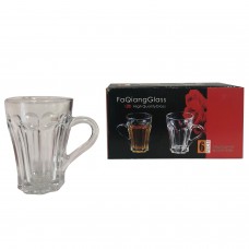 Tea Cup Transparent pack of 6