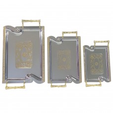 Stainless Steel Trays set of 3 Medium