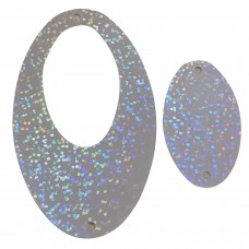 Plastic Sequin 90x50mm - pack of 500 grams