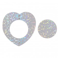 Plastic Sequin 60x56mm - pack of 500 grams