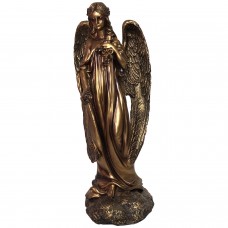 Lady Angel with Flowers Gold 