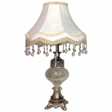 Table Lamp White and Gold