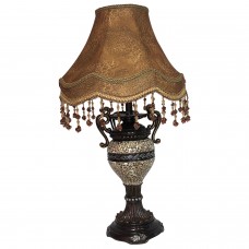 Table Lamp Golden and Brown